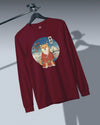 Dog Shiba Inu Funny Japanese Ukiyo-e Unisex Long Sleeve Tee - Samurai Original
