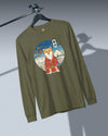 Dog Shiba Inu Funny Japanese Ukiyo-e Unisex Long Sleeve Tee - Samurai Original
