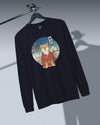 Dog Shiba Inu Funny Japanese Ukiyo-e Unisex Long Sleeve Tee - Samurai Original