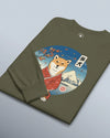 Dog Shiba Inu Funny Japanese Ukiyo-e Unisex Long Sleeve Tee - Samurai Original