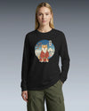 Dog Shiba Inu Funny Japanese Ukiyo-e Unisex Long Sleeve Tee - Samurai Original