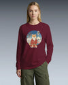 Dog Shiba Inu Funny Japanese Ukiyo-e Unisex Long Sleeve Tee - Samurai Original