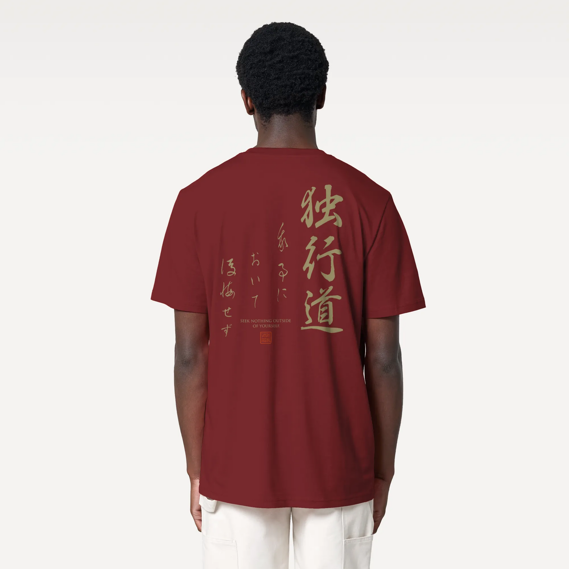 Dokkodo Way of Walking Alone Organic T-Shirt - Samurai Original