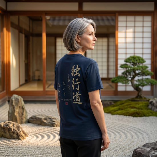 Dokkodo Way of Walking Alone Organic T-Shirt - Samurai Original