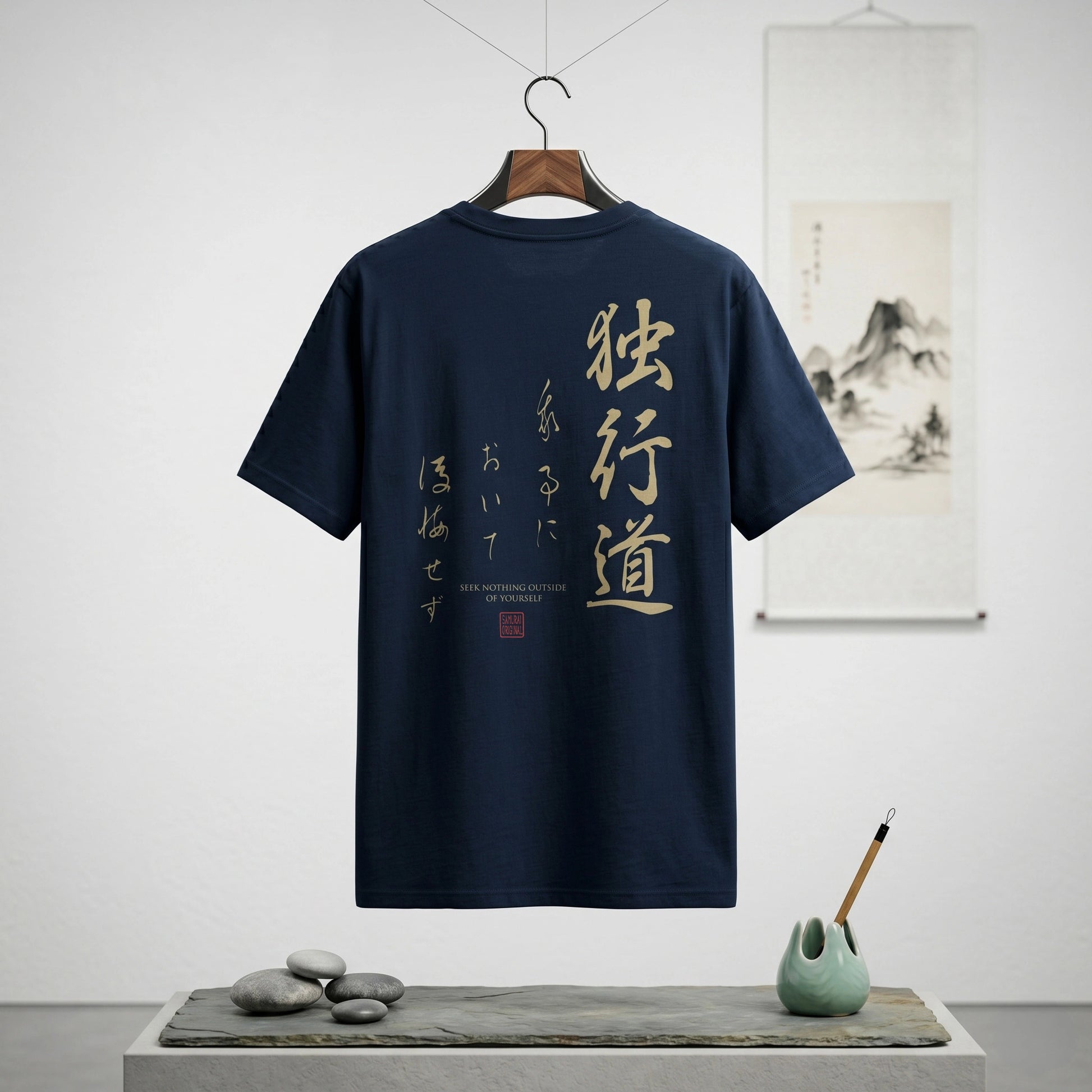 Dokkodo Way of Walking Alone Organic T-Shirt - Samurai Original