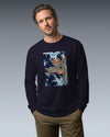 Dragon Japanese Ukiyo-e Unisex Long Sleeve Tee