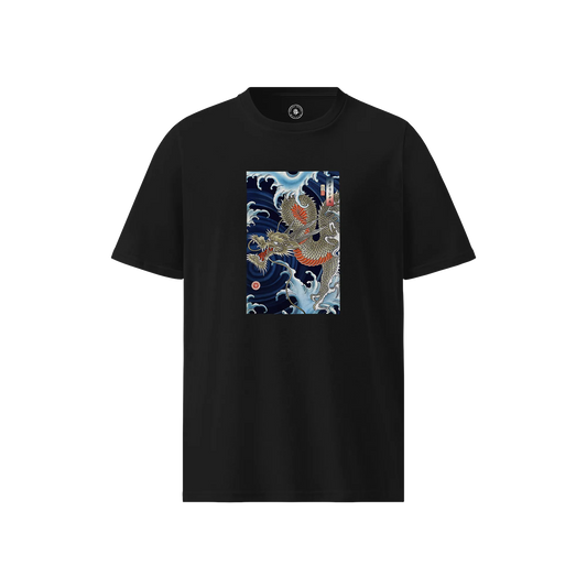 Dragon Ukiyo-e Unisex organic t-shirt