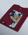 Dragon Japanese Ukiyo-e Unisex Long Sleeve Tee