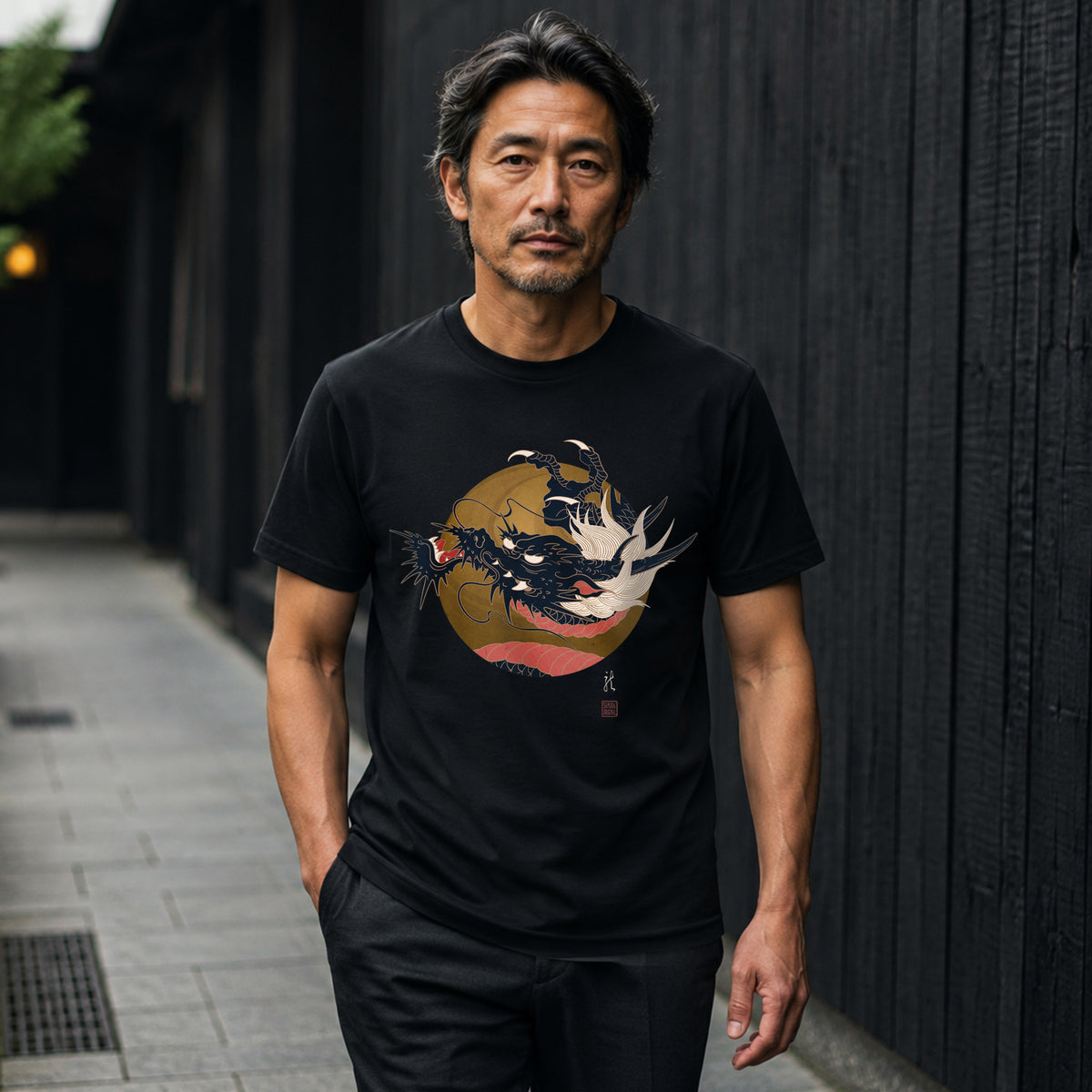 Dragon Rising Classic T-shirt - Samurai Original