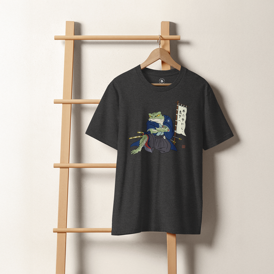 Frog Samurai Japanese Organic T-shirt - Samurai Original