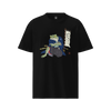 Frog Samurai Japanese Organic T-shirt Black - Samurai Original