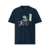 Frog Samurai Japanese Organic T-shirt French Navy - Samurai Original