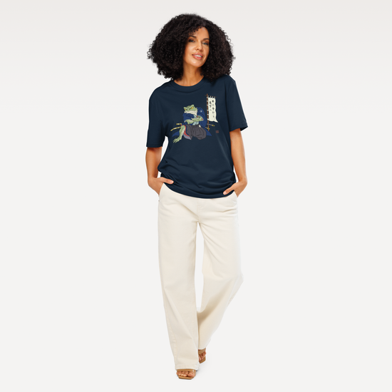 Frog Samurai Japanese Organic T-shirt - Samurai Original