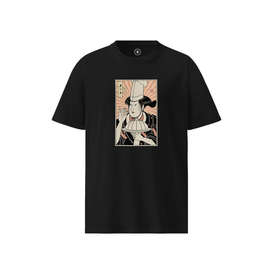 Geisha Chef Ukiyo-e Unisex organic t-shirt