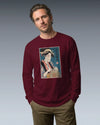 Geisha Crochet Mom Ukiyo-e Unisex Long Sleeve Tee