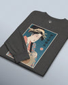 Geisha Crochet Mom Ukiyo-e Unisex Long Sleeve Tee