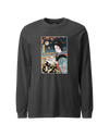 Geisha Cross Stitch Mom Ukiyo-e Unisex Long Sleeve Tee