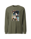 Geisha Cross Stitch Mom Ukiyo-e Unisex Long Sleeve Tee
