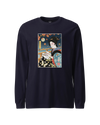 Geisha Cross Stitch Mom Ukiyo-e Unisex Long Sleeve Tee