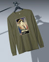 Geisha DJ Music Ukiyo-e Unisex Long Sleeve Tee