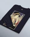 Geisha DJ Music Ukiyo-e Unisex Long Sleeve Tee