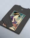 Geisha Drummer Music Ukiyo-e Unisex Long Sleeve Tee