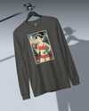 Geisha Fitness Gym Ukiyo-e Unisex Long Sleeve Tee