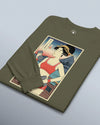 Geisha Fitness Gym Ukiyo-e Unisex Long Sleeve Tee