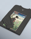 Geisha Gardening Ukiyo-e Unisex Long Sleeve Tee