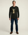 Geisha Golf Player Japanese Ukiyo-e Unisex Long Sleeve Tee - Samurai Original