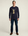 Geisha Golf Player Japanese Ukiyo-e Unisex Long Sleeve Tee - Samurai Original