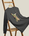 Geisha Golf Player Japanese Ukiyo-e Unisex Long Sleeve Tee - Samurai Original