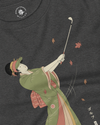 Geisha Golf Player Japanese Ukiyo-e Unisex Long Sleeve Tee - Samurai Original