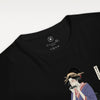 Geisha Harmonica Japanese Ukiyo-e Unisex Organic T-shirt