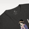 Geisha Harmonica Japanese Ukiyo-e Unisex Organic T-shirt