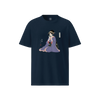 Geisha Harmonica Japanese Ukiyo-e Unisex Organic T-shirt
