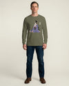 Geisha Harmonica Japanese Ukiyo-e Unisex Long Sleeve Tee - Samurai Original