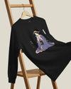 Geisha Harmonica Japanese Ukiyo-e Unisex Long Sleeve Tee - Samurai Original