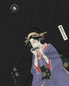 Geisha Harmonica Japanese Ukiyo-e Unisex Long Sleeve Tee - Samurai Original