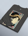 Geisha Photographer Ukiyo-e Unisex Long Sleeve Tee - Samurai Original