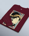 Geisha Photographer Ukiyo-e Unisex Long Sleeve Tee - Samurai Original