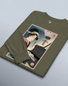 Geisha Piano Player Ukiyo-e Unisex Long Sleeve Tee