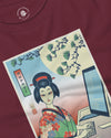 Geisha Programmer Computer Science Japanese Ukiyo-e Unisex Long Sleeve Tee
