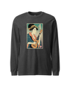 Geisha Ukulele Player Ukiyo-e Unisex Long Sleeve Tee