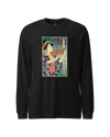 Geisha Violin Music Ukiyo-e Unisex Long Sleeve Tee