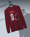 Geisha & Cat Unisex Long Sleeve Tee No.3