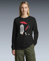 Geisha & Cat Unisex Long Sleeve Tee No.3