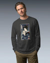 Geisha & Cat Funny Japanese Ukiyo-e Unisex Long Sleeve Tee