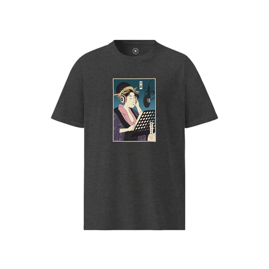 Geisha Voice Actor Ukiyo-e Unisex organic t-shirt