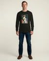 Geisha and Cat 1 Ukiyo-e Unisex Long Sleeve Tee